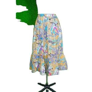 Jupe longue en coton imprimé à la main, motif floral, style chic et vintage, faite à la main, ethnique, bohème, pour femme, taille personnalisée, prix de gros - Product Image 5