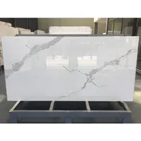 BOTON पत्थर थोक मूल्य पॉलिश तालिका के शीर्ष सफेद Calacatta क्वार्ट्ज टाइल्स कृत्रिम पत्थर Countertops स्लैब