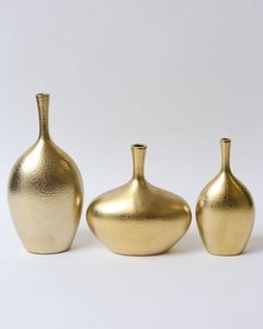 Affordable Prices Flower <b>Vase</b> with Golden Finished and Multi Shaped Metal Crafted Flower <b>Vase</b> For Decoration - Product Image 6
