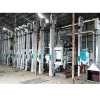 Usine de traitement du riz brun commerciale 30-40T/J, machines de décorticage intégrées pour riz étuvé, moteur, rendement élevé, longue durée de vie