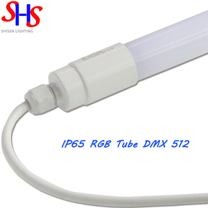 RGB Light DMX512 Control Led Tube Light Ip65 18W 4ft T8 PC Impermeable Led Tube 5050 RGBW Led Tube Light - Product Image 1