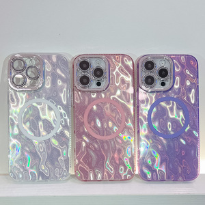 เคส iPhone 16 TPU ชาร์จไร้สายแบบแม่เหล็ก  ฝาหลังเคลือบ IMD ลายหรูหรา ดีไซน์พรีเมียม - Product Image 1