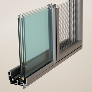 Ventana Corredera de Aleación de Aluminio GADE101, Sin Aislamiento, Diseño Moderno, Ventilación para Sala de Estar, Impermeable, 1 Año de Garantía - Product Image 5
