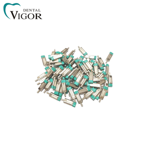 Accessoires de laboratoire dentaire : Goupilles doubles en <span class=keywords><strong>laiton</strong></span>, 1000 pièces, vertes - Product Image 4