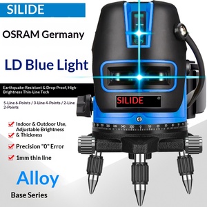 เครื่องวัดระดับเลเซอร์ปรับระดับอัตโนมัติ |   แสงสีเขียวและสีน้ำเงินเป็นตัวเลือกเสริม |   โปรเจคเตอร์เส้นแสงสว่างสูงสำหรับภายนอกอาคาร - Product Image 4