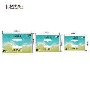 Cartes d'en-tête personnalisées en vrac écologiques Huamao avec découpe, cartes d'en-tête suspendables pour l'emballage de détail et cosmétique - Product Image 5