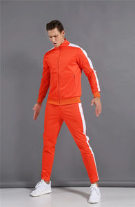 कस्टम नारंगी नीला लाल फुटबॉल प्रशिक्षण वर्दी बच्चों के लड़के पॉलिएस्टर ट्रैकसूट पुरुषों के प्रशिक्षण सेट बच्चों के लिए - Product Image 5