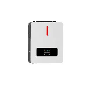 On/off Grid 6.2kw 48v Solar Inverter 120a Mppt Charger Controller Rgb Light Dual Output 230vac Hybrid Power Inverters