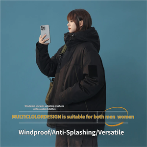 Chaqueta y <span class=keywords><strong>Abrigo</strong></span> para <span class=keywords><strong>Hombre</strong></span> con Logotipo Personalizado, Nueva Colección en Oferta, con Cremallera Impermeable y Decoración Bordada para Invierno - Product Image 3