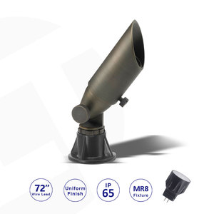 Accesorio <span class=keywords><strong>de</strong></span> iluminación <span class=keywords><strong>de</strong></span> paisaje MR8, foco <span class=keywords><strong>de</strong></span> latón fundido <span class=keywords><strong>para</strong></span> iluminación nocturna <span class=keywords><strong>de</strong></span> jardín y seguridad del hogar - Product Image 2