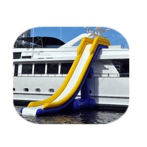Plateforme flottante <span class=keywords><strong>de</strong></span> luxe gonflable avec toboggan et piscine marine, ponton avec filet <span class=keywords><strong>de</strong></span> protection, parc aquatique gonflable pour bateau - Product Image 6