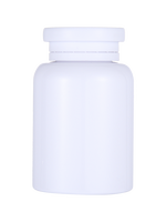 Bouteilles en plastique blanc pot rond avec couvercles avec bouchon à vis pour pilules capsules comprimés boîtes de suppléments de vitamines