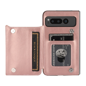 Chống Sốc Và Chống-Thả Chủ Thẻ Google Pixel Gấp Trường Hợp Đầy Đủ Bảo Vệ Da Ví Điện Thoại Bao Da - Product Image 3