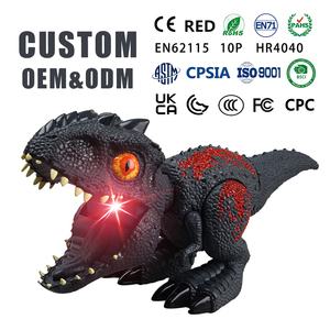 Giocattoli in Plastica all'Ingrosso, <span class=keywords><strong>Personaggi</strong></span> Cartoon Versione Q, Divertenti Dinosauri Comprimibili con Luci e Suoni, per Età 4-12+ Con GCC/CE - Product Image 5