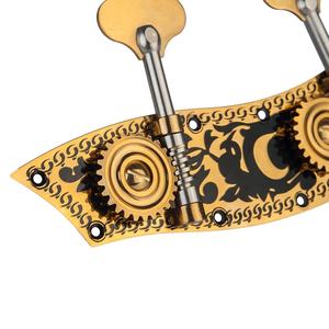 NAOMI Contrabajo vertical Dos placas Clavijas de afinación Cabezales de máquina Piezas de bajo doble con grabado de lujo 4/4 3/4 BAJO vertical - Product Image 6