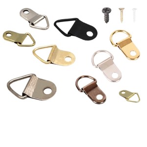Crochets ordinaires en métal, crochet simple, capacité de charge de 0,1 kg, pour suspendre des cadres photo, boucles de suspension, style moderne et simple - Product Image 1