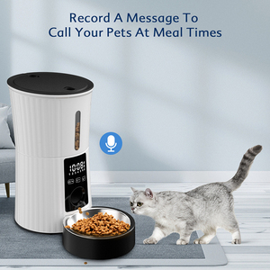 Comedero Automático Ecológico con WiFi, Dispensador de Comida Seca de 4L, Comedero Inteligente para Mascotas con Control por Aplicación, Doble Fuente de Alimentación, Grabador de Voz de 10 Segundos - Product Image 5