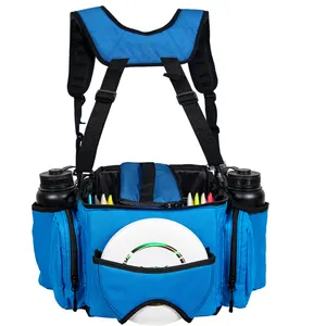 大容量圆盘高尔夫绝缘行李袋单肩包运动小圆盘高尔夫背包，带可拆卸冷却器