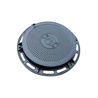 Couvercle de manhole en fonte ductile antivol, couvercle de drain d'égout en fonte robuste pour les systèmes municipaux d'assainissement et d'évacuation des eaux pluviales