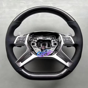 Volante de Fibra de Carbono para <span class=keywords><strong>Mercedes</strong></span>-Benz Clase C E G AMG G63 W204 S204 W212 <span class=keywords><strong>V212</strong></span> S212 W463 - Product Image 2