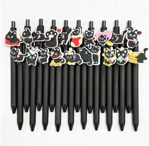 Stylo à bille Black Cat, un incontournable <span class=keywords><strong>pour</strong></span> les amoureux des chats. Idée cadeau créative, indispensable au bureau, papeterie amusante - Product Image 5