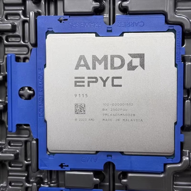 EPYC 9115 16-Core 32 Threads 2.6 GHz 125W DDR5 PCIe 5.0 X128 Server Processor New Bulk Server CPU