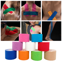 Cinta Deportiva Ergonómica Shuangan de 3.8cm * 5m, de Algodón, Impermeable, Elástica, Suave, Transpirable e Hipoalergénica