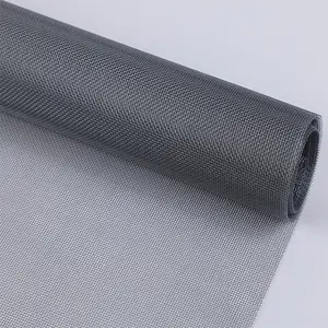 库存灰色黑色白色蚊帐PVC涂层玻璃纤维虫网