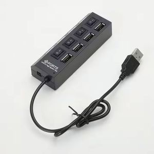 ฮับ USB2.0 4 พอร์ต ราคาประหยัด ความเร็วสูง 5Gbps ฮับ USB 3.0 พร้อมสวิตช์เปิด/ปิดไฟ LED สำหรับแล็ปท็อปและพีซี - Product Image 4
