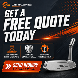 หัวไม้กอล์ฟ JXD Machining รุ่นไดรเวอร์ ไอรอน พัตเตอร์ ทำจากอะลูมิเนียม CNC <span class=keywords><strong>หน้า</strong></span><span class=keywords><strong>ไม้</strong></span>ขัดละเอียด น้ำหนัก 268 กรัม น้ำหนักเหมาะสมสำหรับการพัตต์ อุปกรณ์กีฬา OEM - Product Image 6