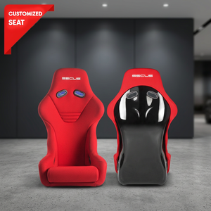 Asientos de Carreras Personalizados al por Mayor SSCUS |   Tela FRP Monza 424 |   Logotipos y Costuras Personalizadas |   Fábrica de Malasia - Product Image 1