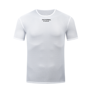 Camiseta Deportiva de Manga Corta para Hombre, Blanca, Transpirable, de Poliéster, para Verano - Product Image 2