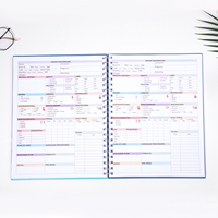 Carnet de notes médical en tissu spirale A4 A5 pour infirmières, personnalisable, pour médecins et infirmières