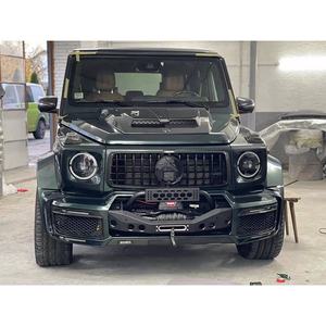 Piezas de coche W464 G63 G500 cabrestante de parachoques delantero de acero inoxidable + soporte para clase G W464 G500 G63 2019y ~ - Product Image 3