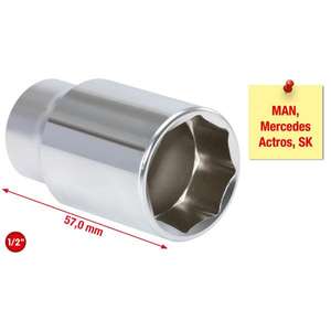 KS TOOLS-455,0100 1/2 ''Zócalo especial para tornillos de 8 puntos, 27mm - EAN 4042146239377 VEHÍCULOS PESADOS - Product Image 2