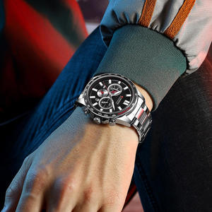 Reloj de Pulsera Casual Luminoso Curren 8418 para Hombre, Reloj de Cuarzo de Marca con Calendario, Cronógrafo, Resistente al Agua - Product Image 4