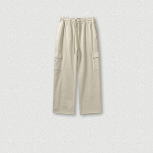 Pantalones de chándal <span class=keywords><strong>cargo</strong></span> anti-pilling personalizados Pantalones de chándal holgados de algodón de alta calidad para hombres - Product Image 5