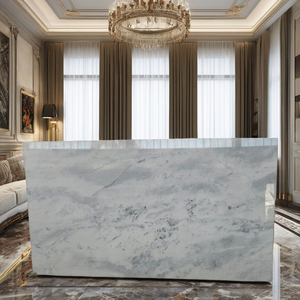 2025หินอ่อนสีขาวสไตล์ตุรกีที่ทันสมัยกระเบื้องปูพื้นผนังเรียบเป็นธรรมชาติขัดเงาสำหรับวิลล่าโรงแรมภายนอกห้องน้ำ - Product Image 6