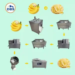 Linea di produzione industriale di chip di Banana per macchine Complete economiche