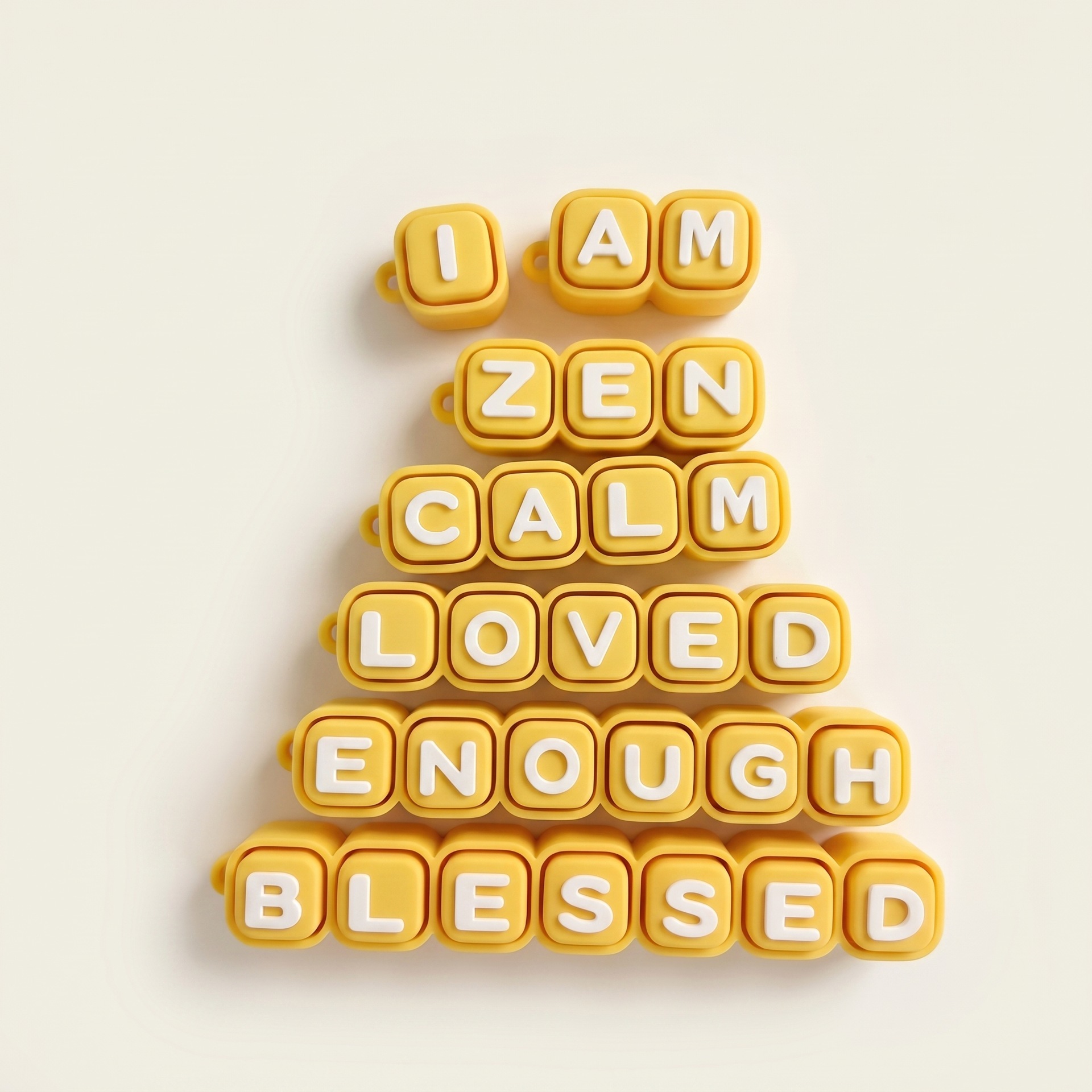 Cream yellow-white font