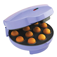 Machine à Mini Cake Pops 800W, Nouveau Modèle Chaud, avec Plaque Antiadhésive, Fait 12 Cake Pops, Cadeau d'Anniversaire et de Fête