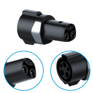 60A Type 1 vers <span class=keywords><strong>tesla</strong></span> Plug Adaptateur <span class=keywords><strong>Prise</strong></span> Véhicule Voiture EV Chargeur Connecteur De Charge - Product Image 2