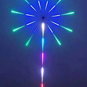 Bande lumineuse LED synchronisée avec la musique pour les fêtes, feux d'artifice, télécommande RGB, lumières nocturnes, décorations, lampe de décoration de chambre pour la maison - Product Image 5