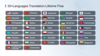 Traductor de Voz con IA en Tiempo Real, Dispositivo de Escritorio Inteligente con Pantalla Dual IPS de 10 Pulgadas para Negocios Internacionales y Oficinas