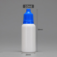 Flacons compte-gouttes personnalisés en PEHD 10ml 20ml 30ml – Contenants en plastique translucide avec embout compte-gouttes pour soins oculaires