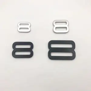 多尺寸铝制可调三滑翔滑块扣梯锁，用于皮带调节器包附件