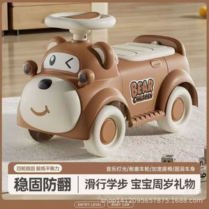 Childrens Ride On Car Plastic Four Wheeled Balance Bike For 1-3 Years Old Kids Toy Vehicle Unisex - Product Image 4