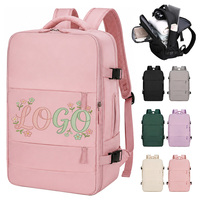 Sac à dos pour ordinateur portable personnalisé avec logo, grande capacité, imperméable, en tissu Oxford, pour voyages d'affaires et usage quotidien