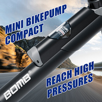 Pompe portable BOMB, valve Schrader Presta, pompe gonflable en nylon, mini pompe pour vélo, ballon de basket, équipement de cyclisme