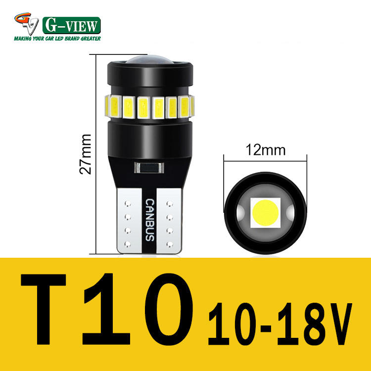 T10 18SMD 3014 + 3030 Canbus 12V